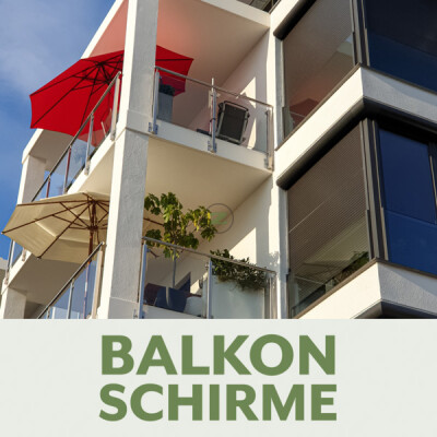 Der perfekte Balkonschirm: Größe, Stil und Aufstellungstipps   - Praktische Sonnenschirme für Garten und Balkon 