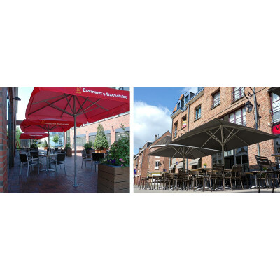 With or without valances - differences explained! - Umbrellas with and without valances - what’s the difference | Zangenberg