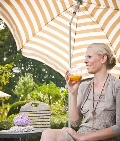 Hochwertiger Gartenschirm für Balkon und Terrasse