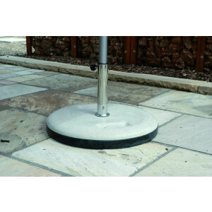 Concrete base 90kg with rubber protection