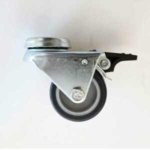 Swivel wheels with brake 4pcs