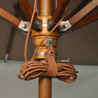 Bangkok Wooden Parasol 300 × 400 cm – Basic Polyester