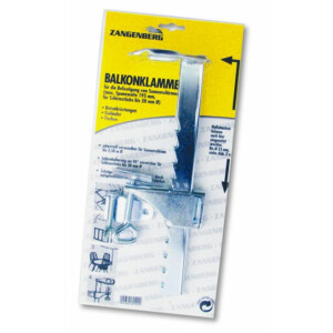 Balkony clamp for poles max 30mm