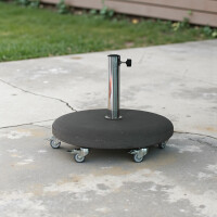 Concrete base 40 kg round light-grey