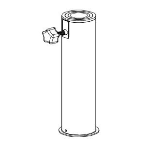 Edelstahlrohr mit Adaptern ø 25-55 mm