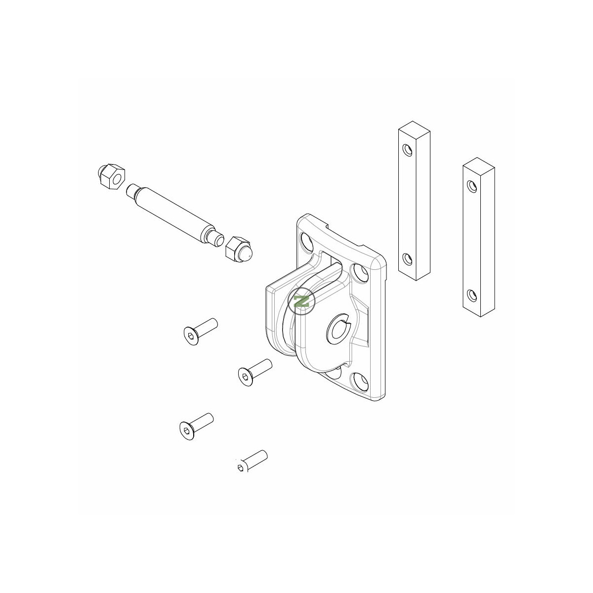 Befestigungsteile Oberarm P6P7