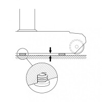 Stopper for concrete base