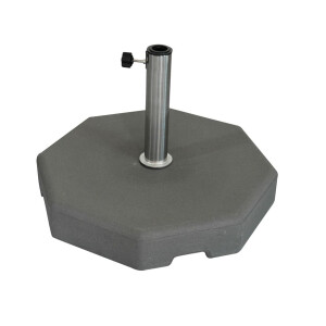 Concrete base 50 kg octogonal anthrazite