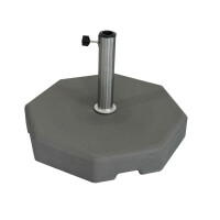 Concrete base 50 kg octogonal anthrazite