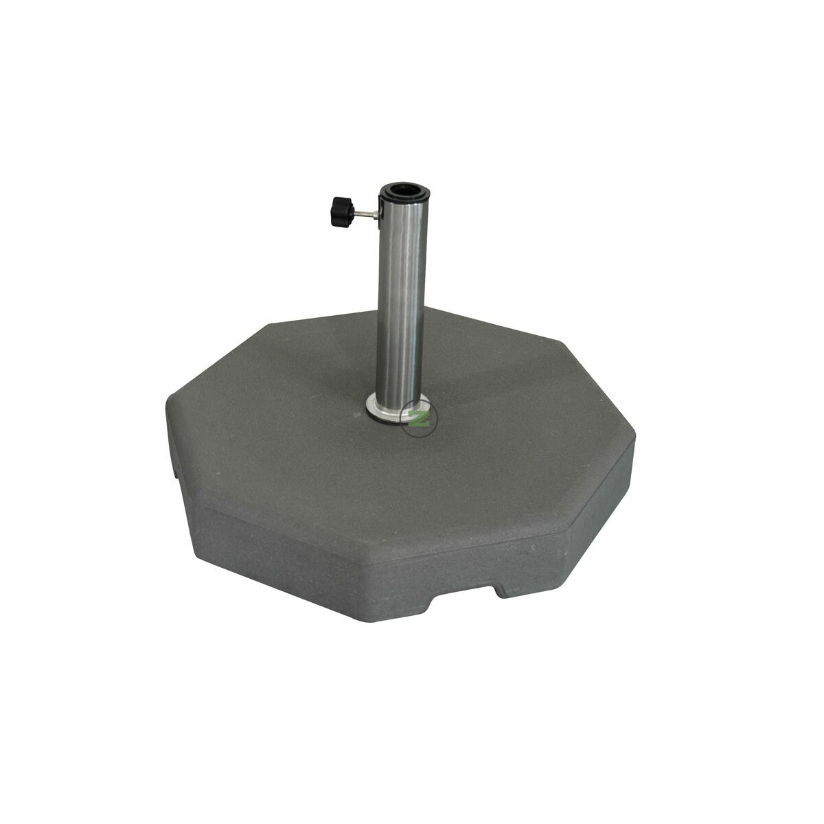 Concrete base 50 kg octogonal grey