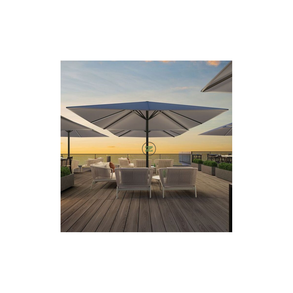 Prostor P8 Parasol 400×400 cm | Zangenberg Select