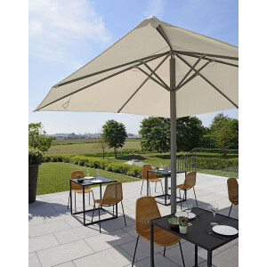 Prostor P8 Parasol 400×400 cm | Zangenberg Select 400x400 grey no LED white sand