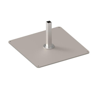Prostor P8 Parasol 400×400 cm | Zangenberg Select 400x400 grey no LED white sand