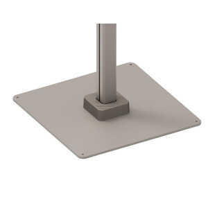 Prostor P8 Parasol 400×400 cm | Zangenberg Select 400x400 grey no LED white sand
