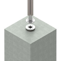 Prostor P8 Parasol 400×400 cm | Zangenberg Select 400x400 grey no LED white sand