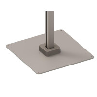 Prostor P8 Parasol 400×400 cm | Zangenberg Select 400x400 grey no LED white sand