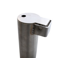 Ground Socket BE, Stainless Steel – Bayonet Plug-In Type, Concrete-In, Ø 50 mm