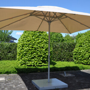 Leihschirm 400x400 incl. Plattenständer 100x100cm