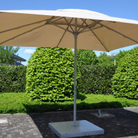 Leihschirm 400x400 incl. Plattenständer 100x100cm