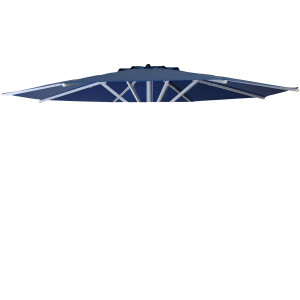Canopy Palma 300/8 w/o valance mouse grey
