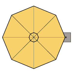 Prostor Singlepole P7 – Cantilever Umbrella