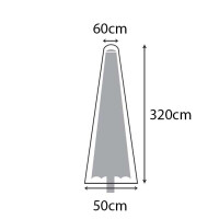 Schutzhülle XXL+ 340x60-50 Premium Airtex natur