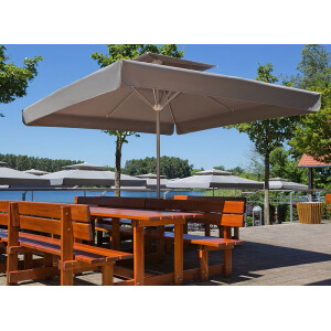 Caravita Samara – Mittelmastschirm von 250 bis 500 cm | 50 mm Aluminium-Mast