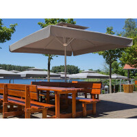 Caravita Samara – Mittelmastschirm von 250 bis 500 cm | 50 mm Aluminium-Mast