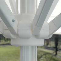 Market umbrella Palma white – Premium polyester