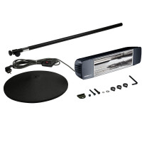 Varma 306 Infrarot-Heizstrahler 2000 W mit Standfuß – leistungsstarker Terrassenstrahler