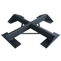 Milan 4P anthracite cross stand