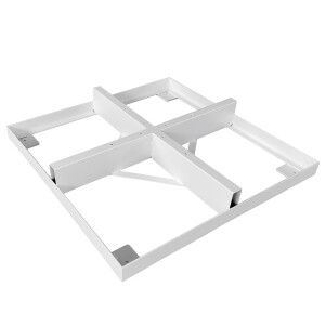 Plattenständer Mailand weiß