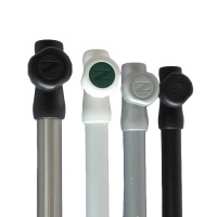 Bottom pole mit Drehfeststeller 30mm steel