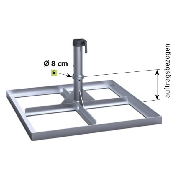 Base frame Terrassenboden for Filius