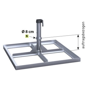 Base frame Terrassenboden for Filius