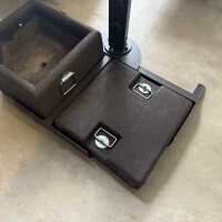 Concrete slab with handles