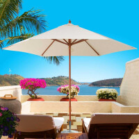 Zangenberg Tanger Ø 300 cm – Holzschirm Basic