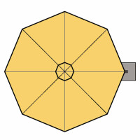 Prostor P7 Singlepole Ø 350 cm - Ausstellungsschirm
