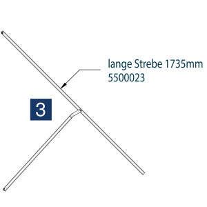 Replacement Strut for Multipole & Singlepole P6 / P7