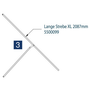 Replacement Strut for Multipole & Singlepole P6 / P7