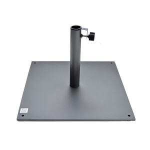 Metal Umbrella Base 40 kg – Steel Grey, Ø 55 mm Tube