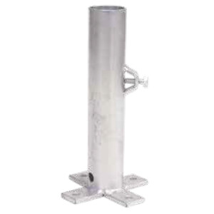 Flansch für Plattenständer Art. 69724 – Stahl feuerverzinkt | Ø 50–70 mm