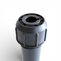 Überwurfmutter ø 26-55 mm Eisengrau