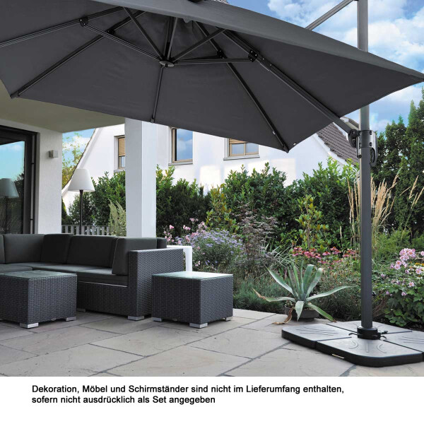 Ampelschirm Monaco 300x300 350 Cm Zangenberg Ampelschirm Monaco 300x300 350 Cm Zangenberg